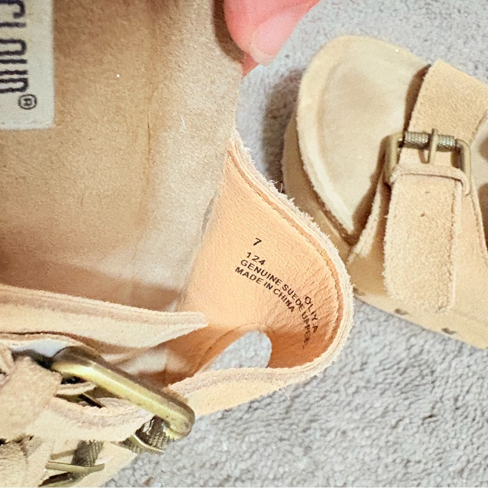 Project Cloud Tan Platform Sandals - image 4